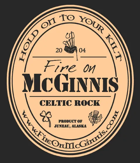 Original FOM Beer Label Tee - Black - Image 2