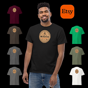 fire on mcginnis tee